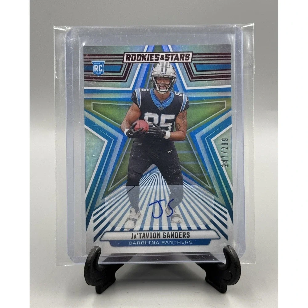 Ja'Tavion Sanders Rookies&Stars Rookie auto‎ /299